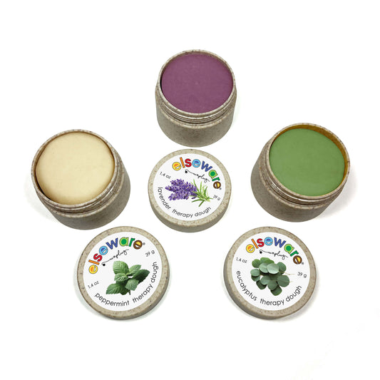 Therapy Dough Sampler – Calming Aromatherapy Stress-Relief - Chickadees Wooden Toys