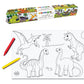 Coloring Scrolls – 10 ft – Adhesive Back - Chickadees Wooden Toys