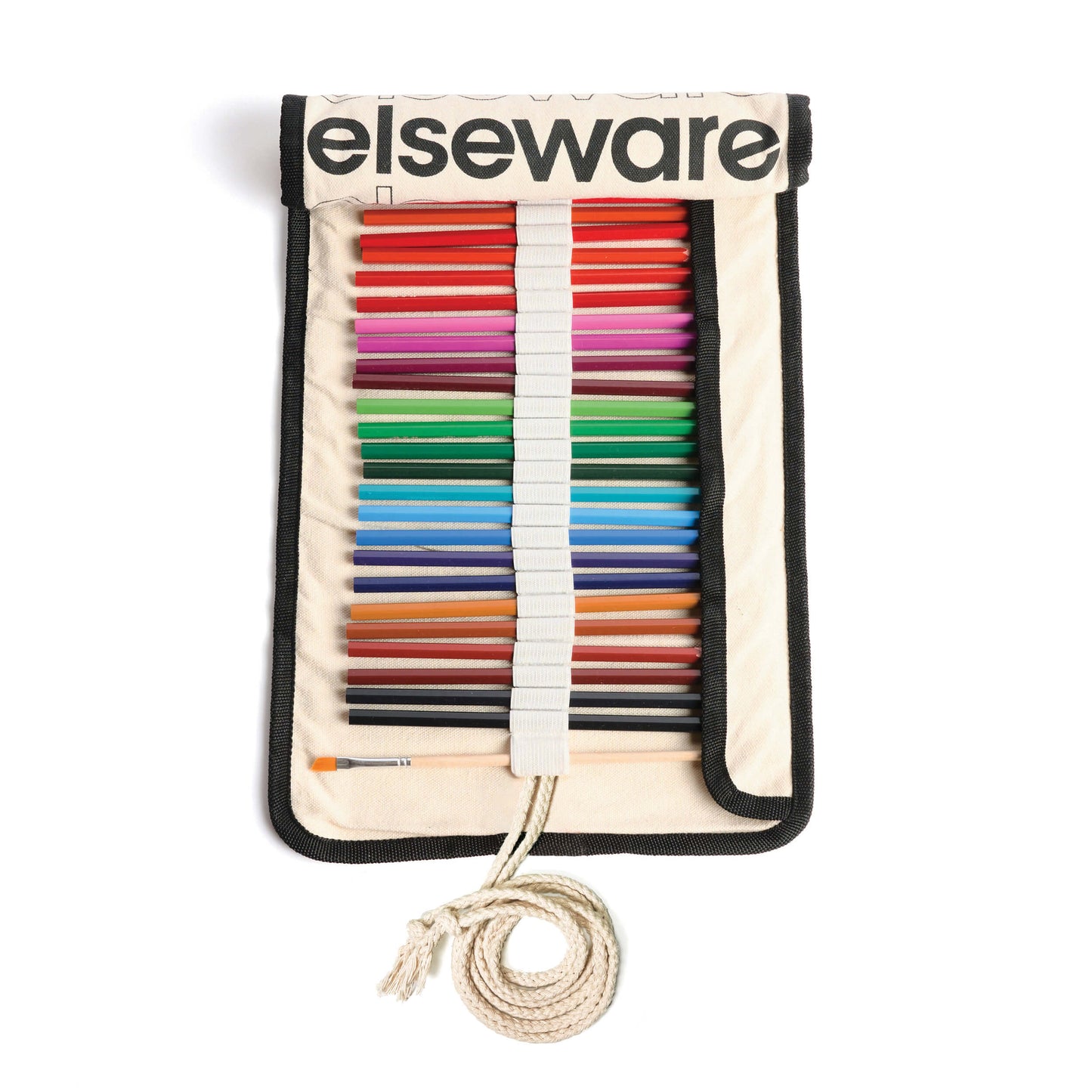 Watercolor Pencils – 36 Colors – Canvas Rollup – Eco-Friendly - Chickadees Wooden Toys