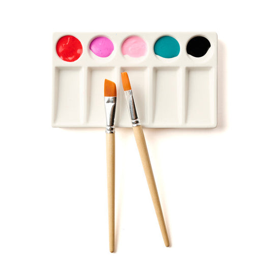 Porcelain Palette – Durable & Easy to Clean - Chickadees Wooden Toys