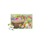 Easter Spring Basket Bunny 150 Piece Mini Jigsaw Puzzle Micro Puzzles