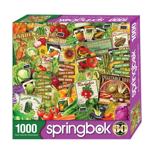 Eat Your Veggies 1000 Piece Jigsaw Puzzle Springbok