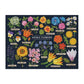 Edible Flowers 1000 Piece Jigsaw Puzzle Galison
