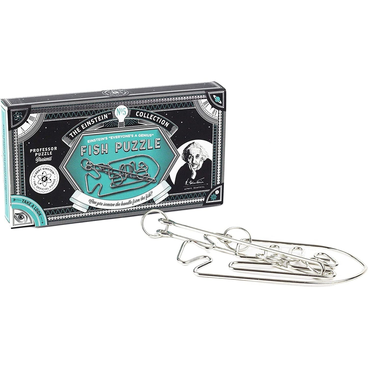 Einstein's "Everyone's a Genius" Fish Puzzle Professor Puzzle