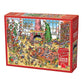 Elves at Work Doodle Town 1000 Piece Jigsaw Puzzle Cobble Hill