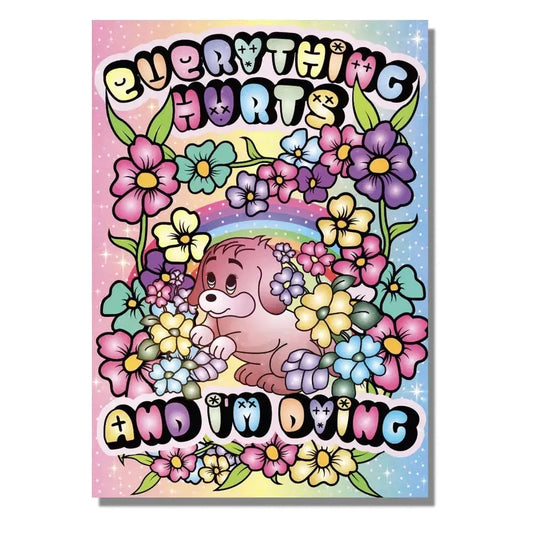 Everything Hurts & I'm Dying 500 Piece Jigsaw Puzzle Fun Club