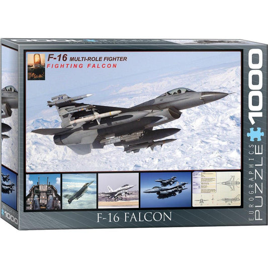 F-16 Falcon 1000 Piece Jigsaw Puzzle Eurographics