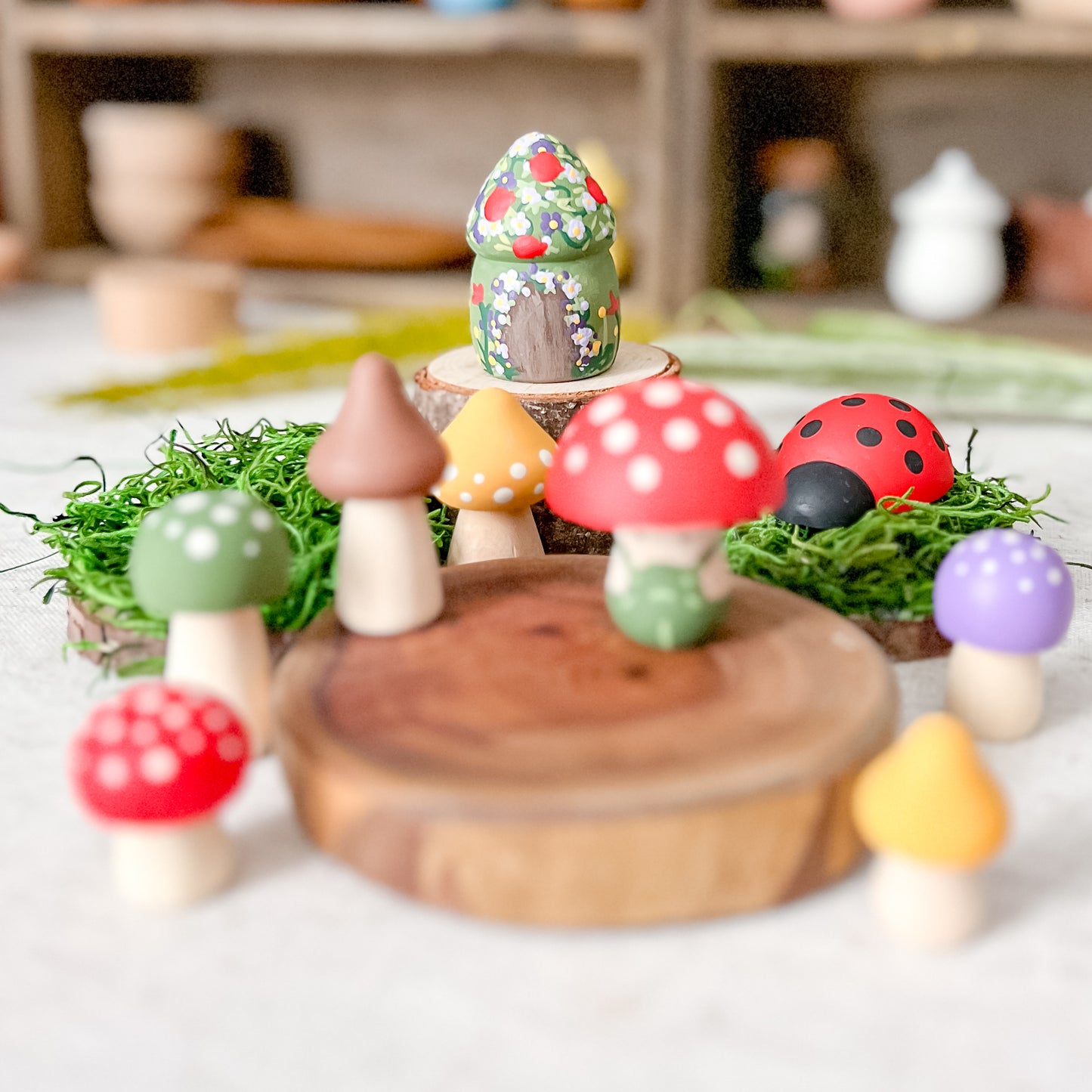 Cozycap Garden - Chickadees Wooden Toys