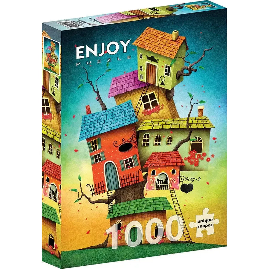Fairy Tale Houses 1000 Piece Jigsaw Puzzle Enjoy