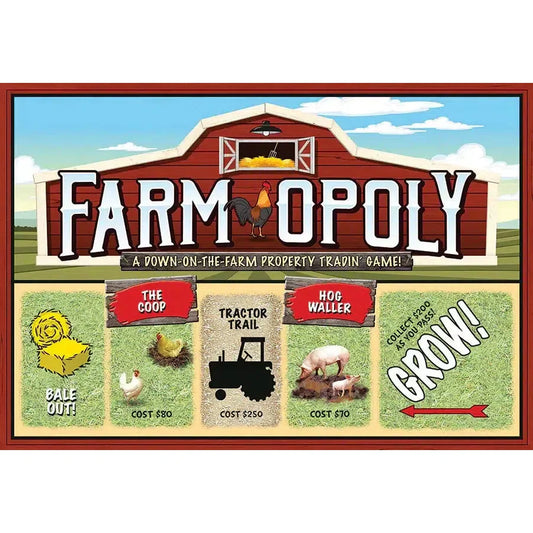 Farm-Opoly Board Game Outset