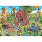 Farmyard Folly Doodle Town 1000 Piece Jigsaw Puzzle Cobble Hill