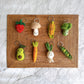 Felt Veggie Keychain - Peas in a Pod
