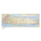 Fictional Map of New York City 1000 Piece Panoramic Jigsaw Puzzle Brass Monkey