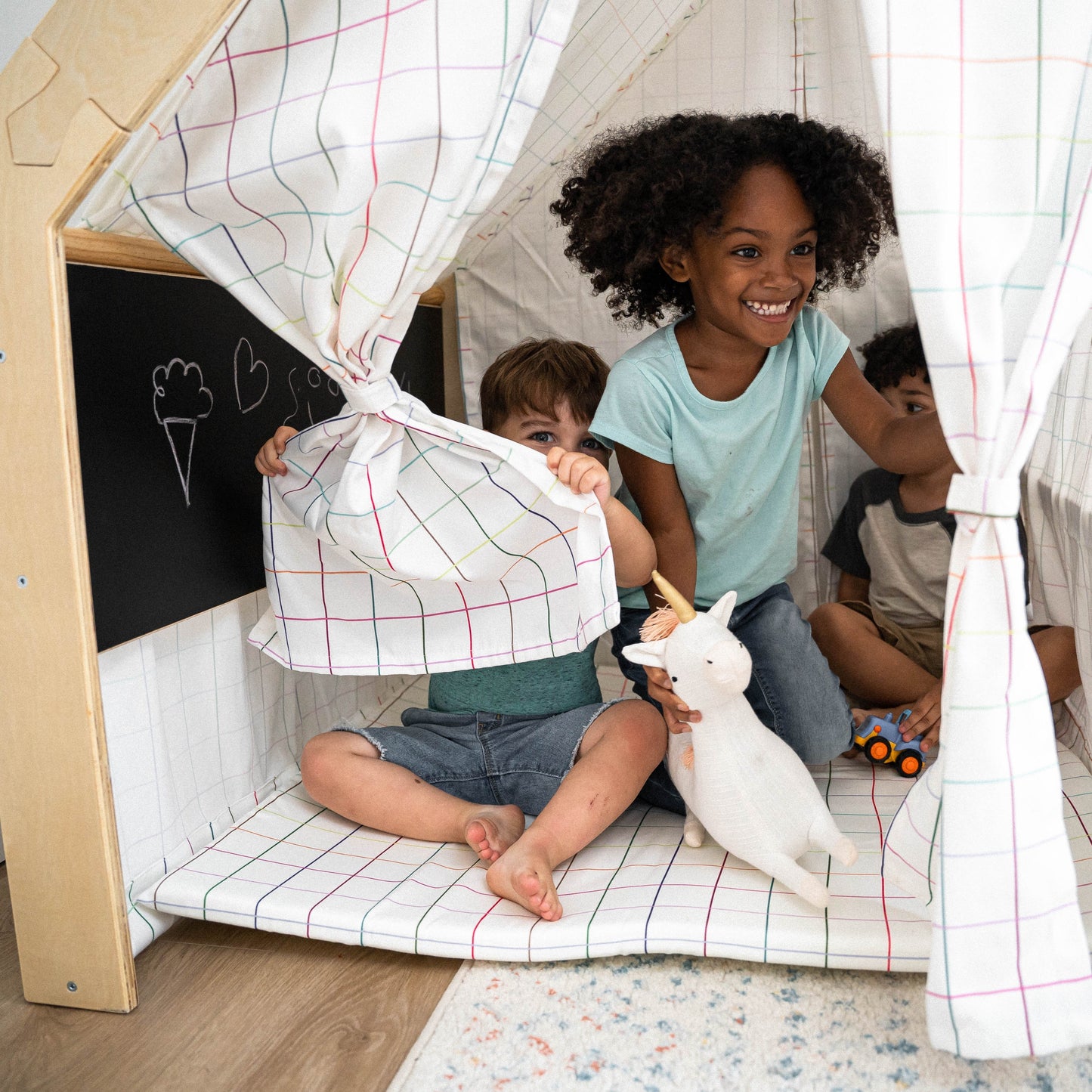 Flair | Playhouse & Sensory Desk - Chickadees Wooden Toys