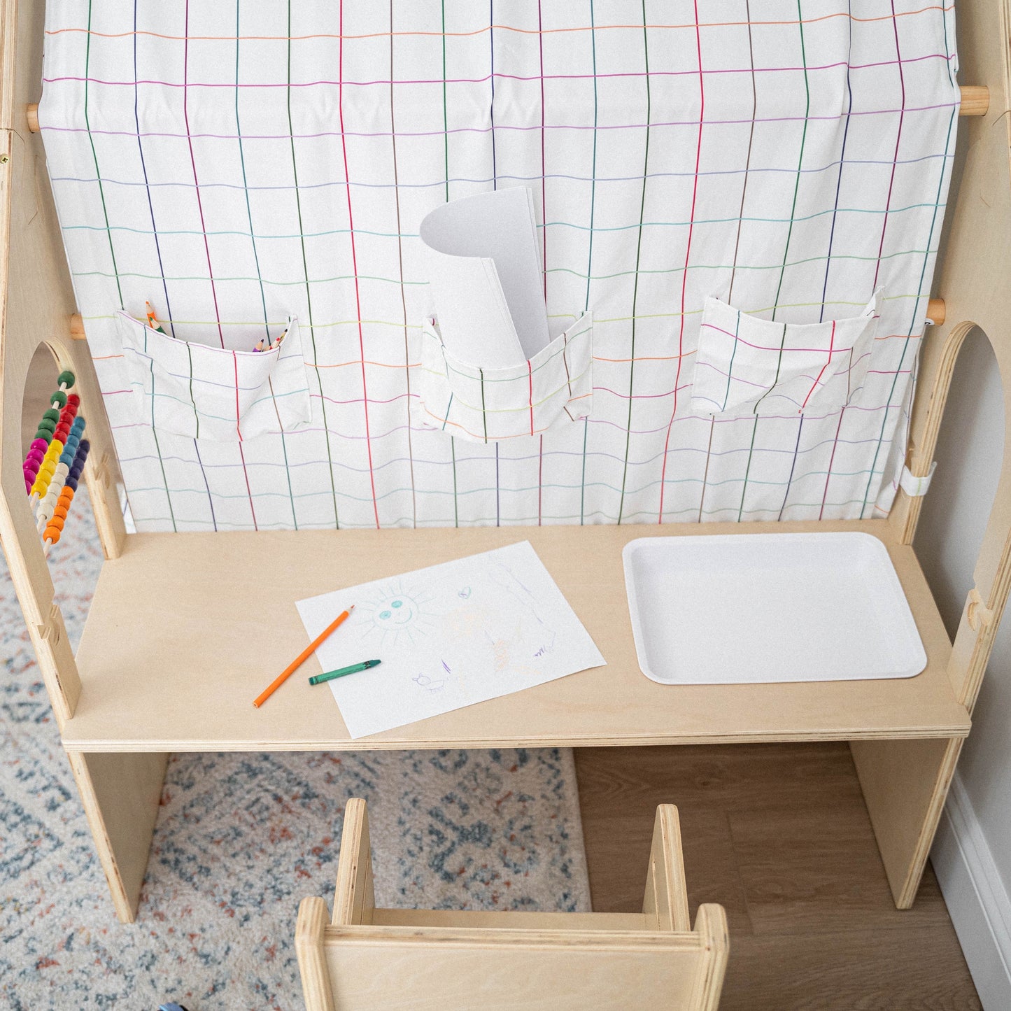 Flair | Playhouse & Sensory Desk - Chickadees Wooden Toys