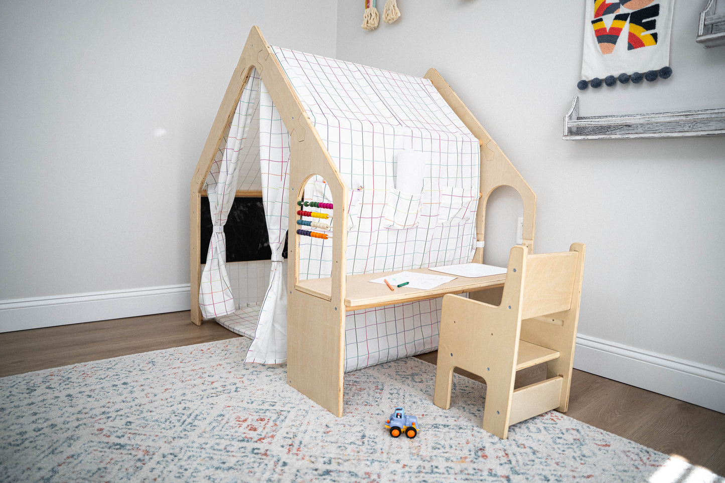 Flair | Playhouse & Sensory Desk - Chickadees Wooden Toys