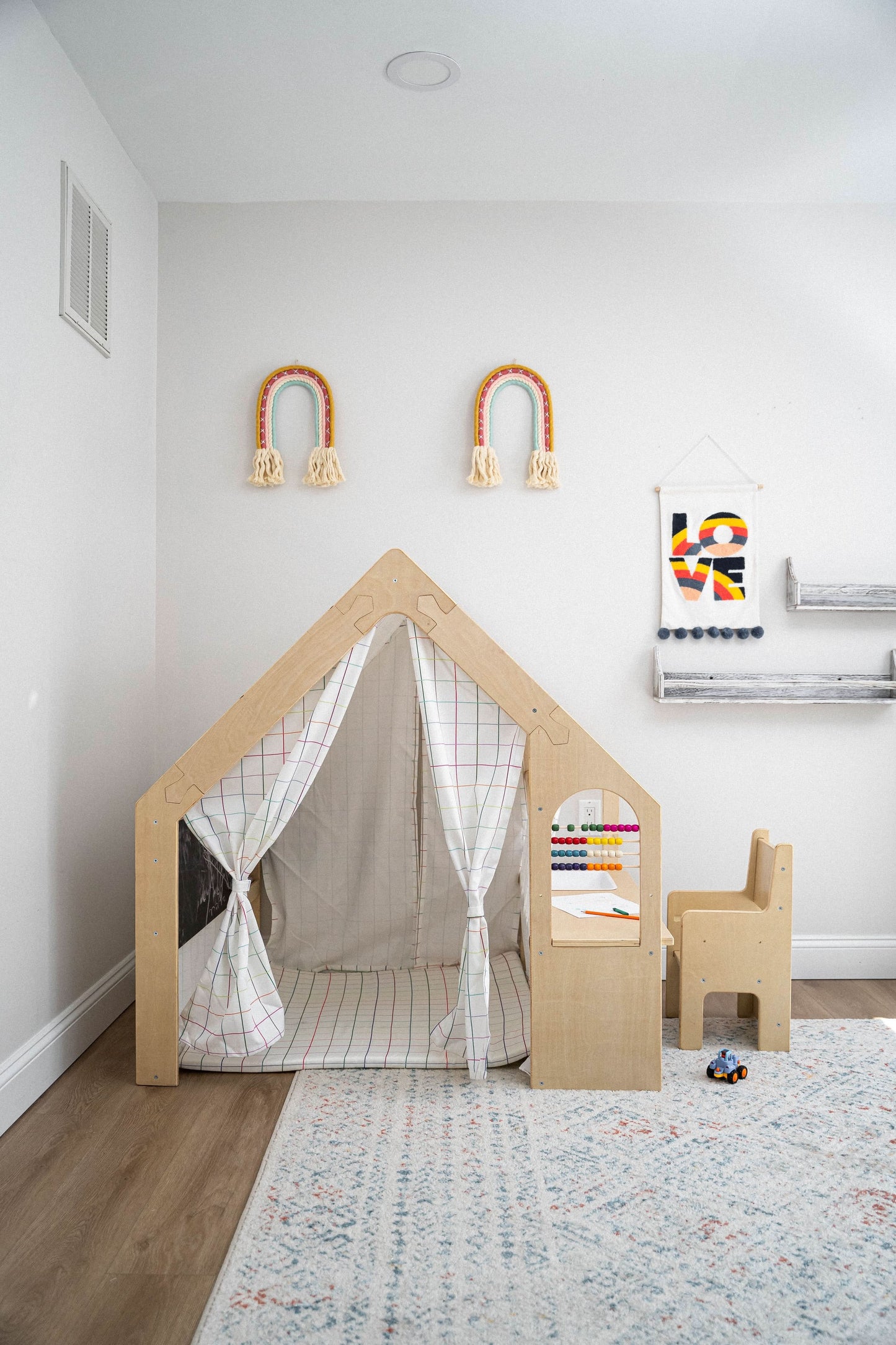 Flair | Playhouse & Sensory Desk - Chickadees Wooden Toys