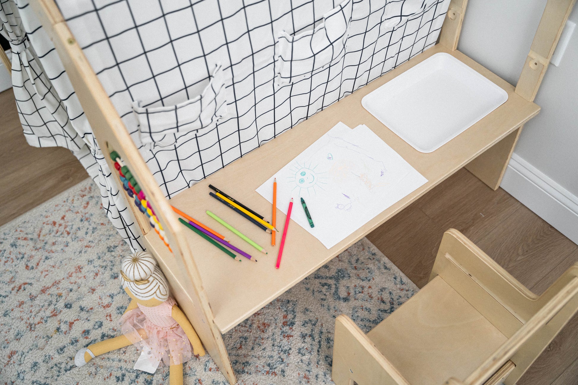Flair | Playhouse & Sensory Desk - Chickadees Wooden Toys