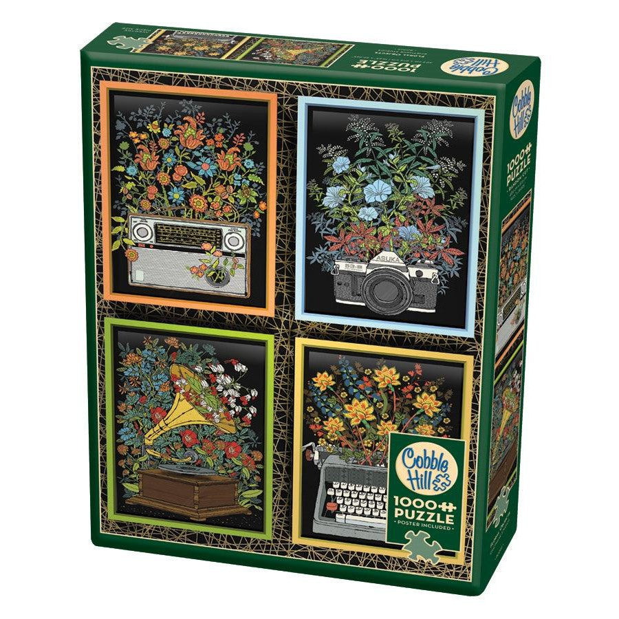 Floral Objects 1000 Piece Jigsaw Puzzle Cobble Hill