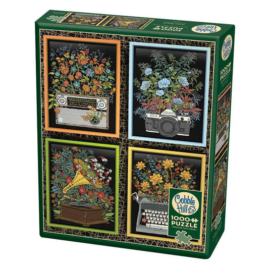 Floral Objects 1000 Piece Jigsaw Puzzle Cobble Hill