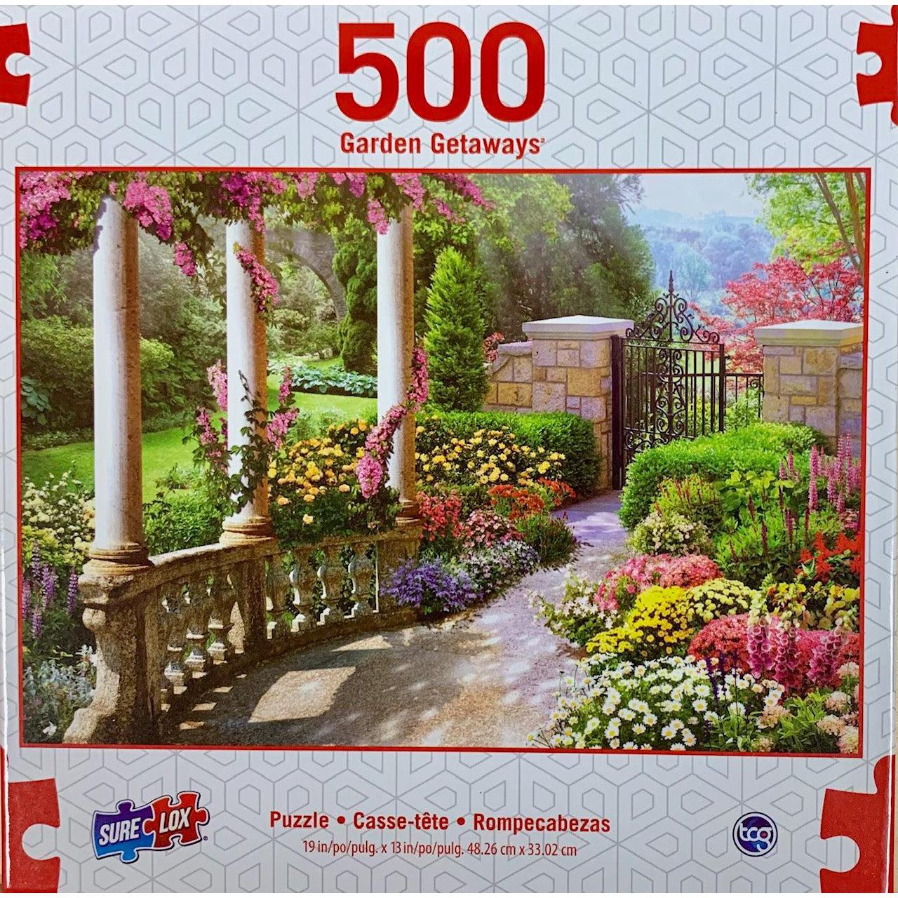 Floral Park Garden Getaways 500 Piece Jigsaw Puzzle Sure Lox