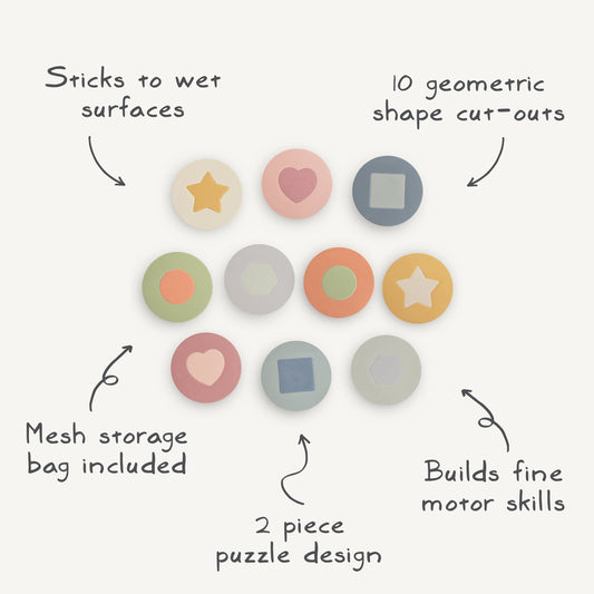 Foam Bath Puzzle - Chickadees Wooden Toys