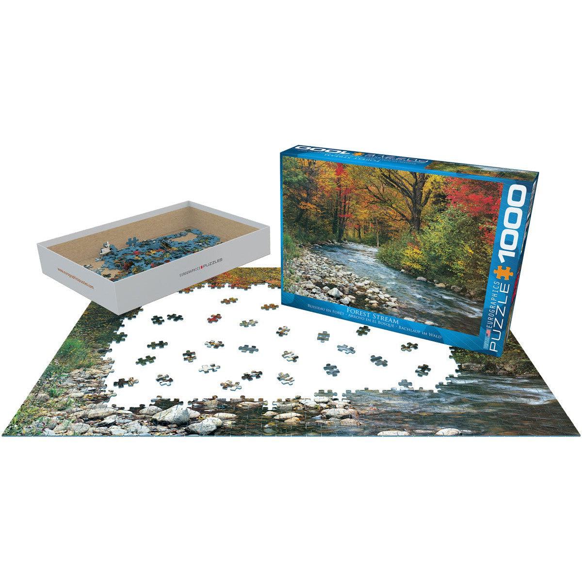 Forest Stream 1000 Piece Jigsaw Puzzle Eurographics