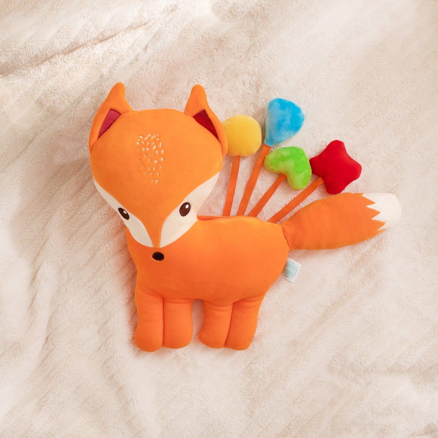 Orange Fox SnuggleBuddies Emotions Plush