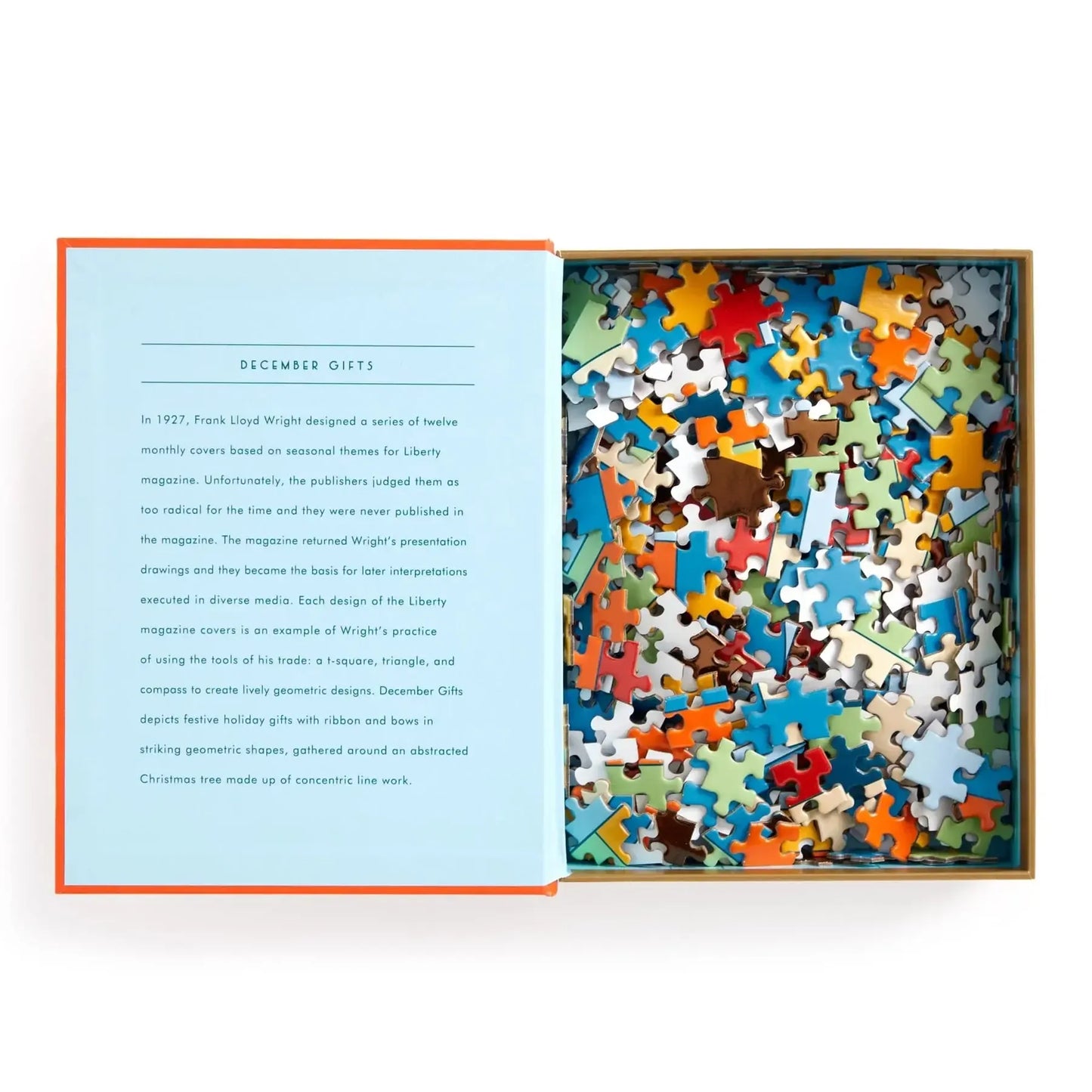 Frank Lloyd Wright December Gifts 500 Piece Jigsaw Puzzle Galison