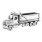 Freightliner 114SD Dump Truck 3D Steel Model Kit Metal Earth