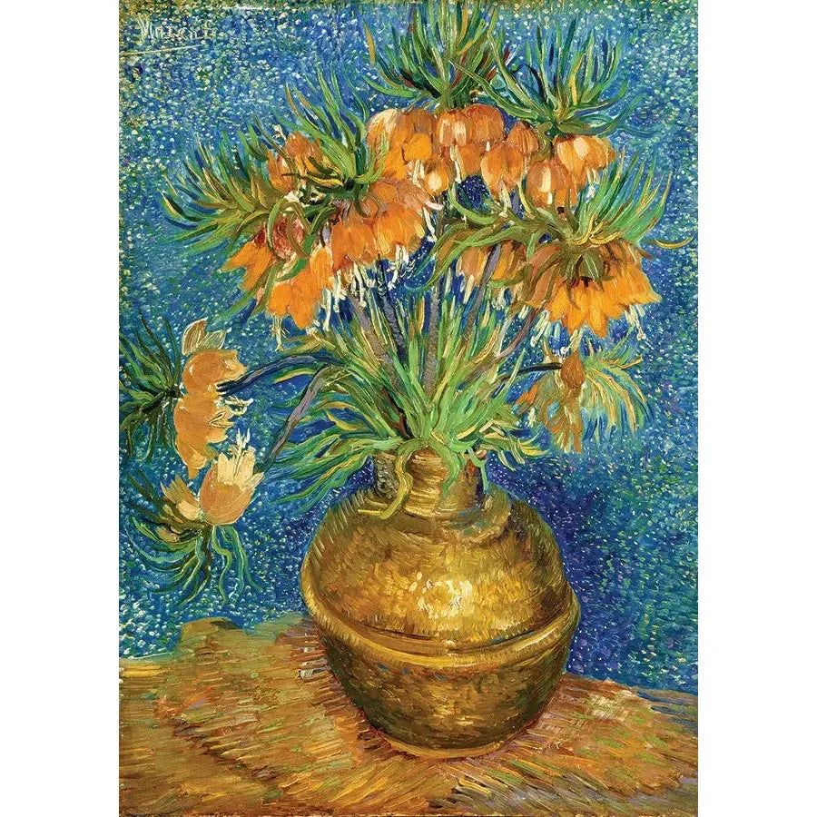 Fritillaries in a Copper Vase by Van Gogh 1000 Piece Jigsaw Puzzle Enjoy