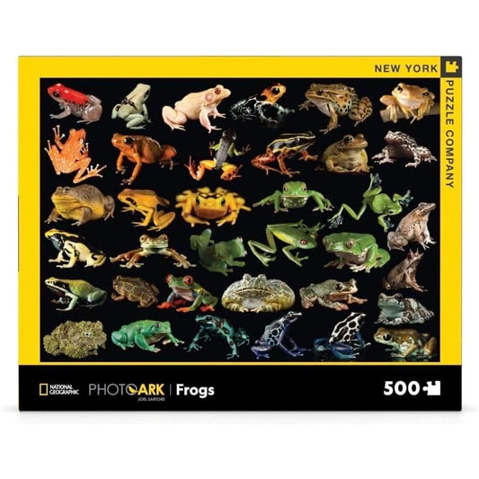 Frogs National Geographic Photo Ark 500 Piece Jigsaw Puzzle NYPC - Chickadees Wooden Toys
