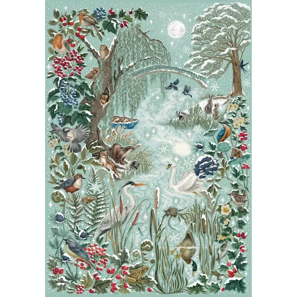 Frosted River 1000 Piece Jigsaw Puzzle Gibsons