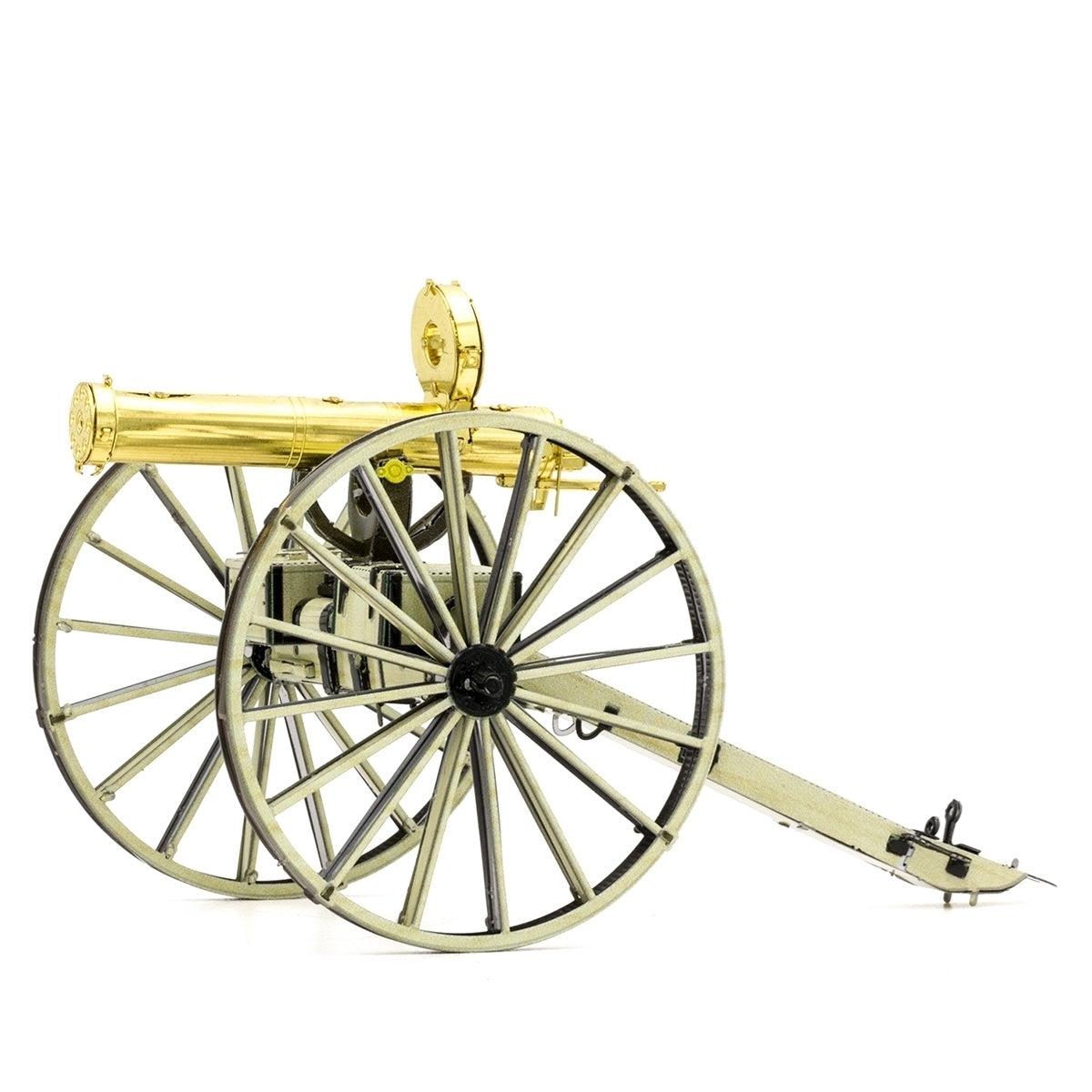 Gatling Gun Wild West 3D Steel Model Kit Metal Earth