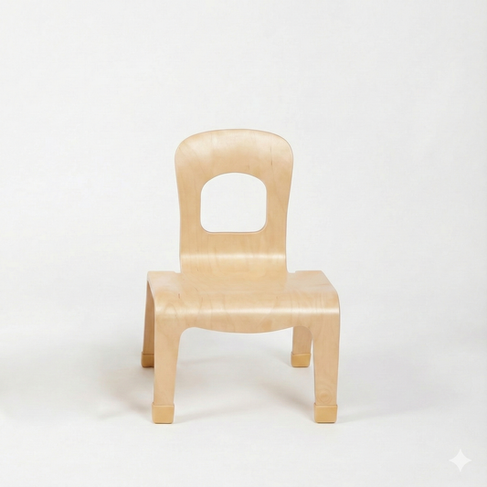 Pear Classroom Chair (2-Pack) – 10" Seat Height - Chickadees Wooden Toys
