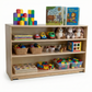 Montessori Classroom Shelf - 5' x 32" - Closed Back - Chickadees Wooden Toys