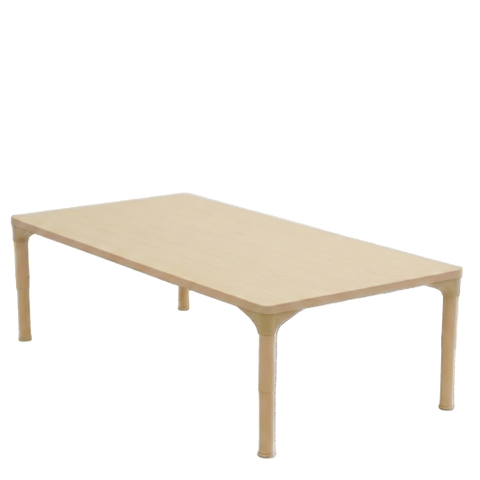 Rectangular Adjustable Kids Table – 13" to 17" Height | Toddler & Preschool Classroom Activity Table