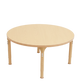 Round Adjustable Kids Table – 36" Diameter, 13" to 17" Height | Toddler & Preschool Activity Table for Classrooms & Daycares