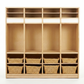 Preschool Cubbies | Quad - Chickadees Wooden Toys