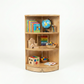 Montessori Classroom Corner Shelf - 32" Tall - Chickadees Wooden Toys