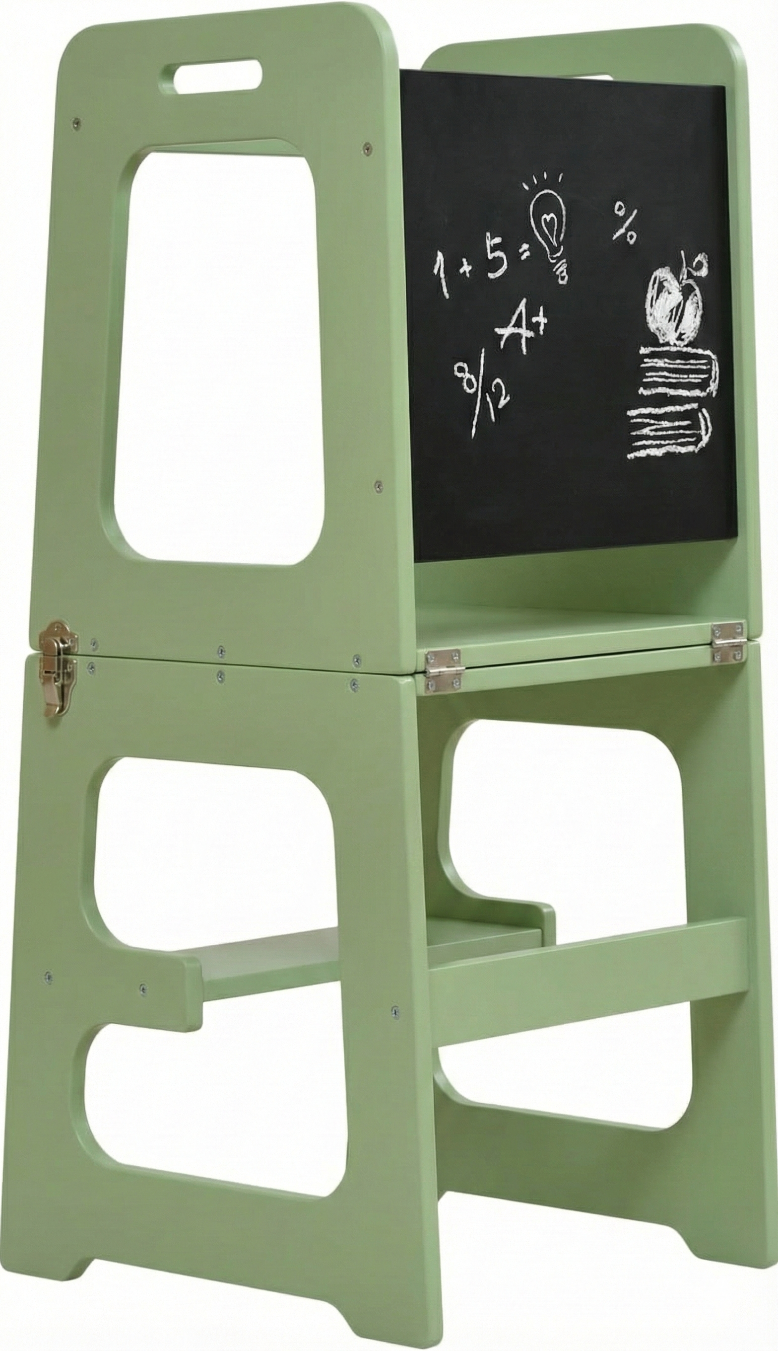 Date | 4-in-1 Kitchen Tower & Desk | Chickadees Wooden Toys