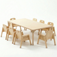 Rectangular Adjustable Kids Table – 13" to 17" Height | Toddler & Preschool Classroom Activity Table - Chickadees Wooden Toys