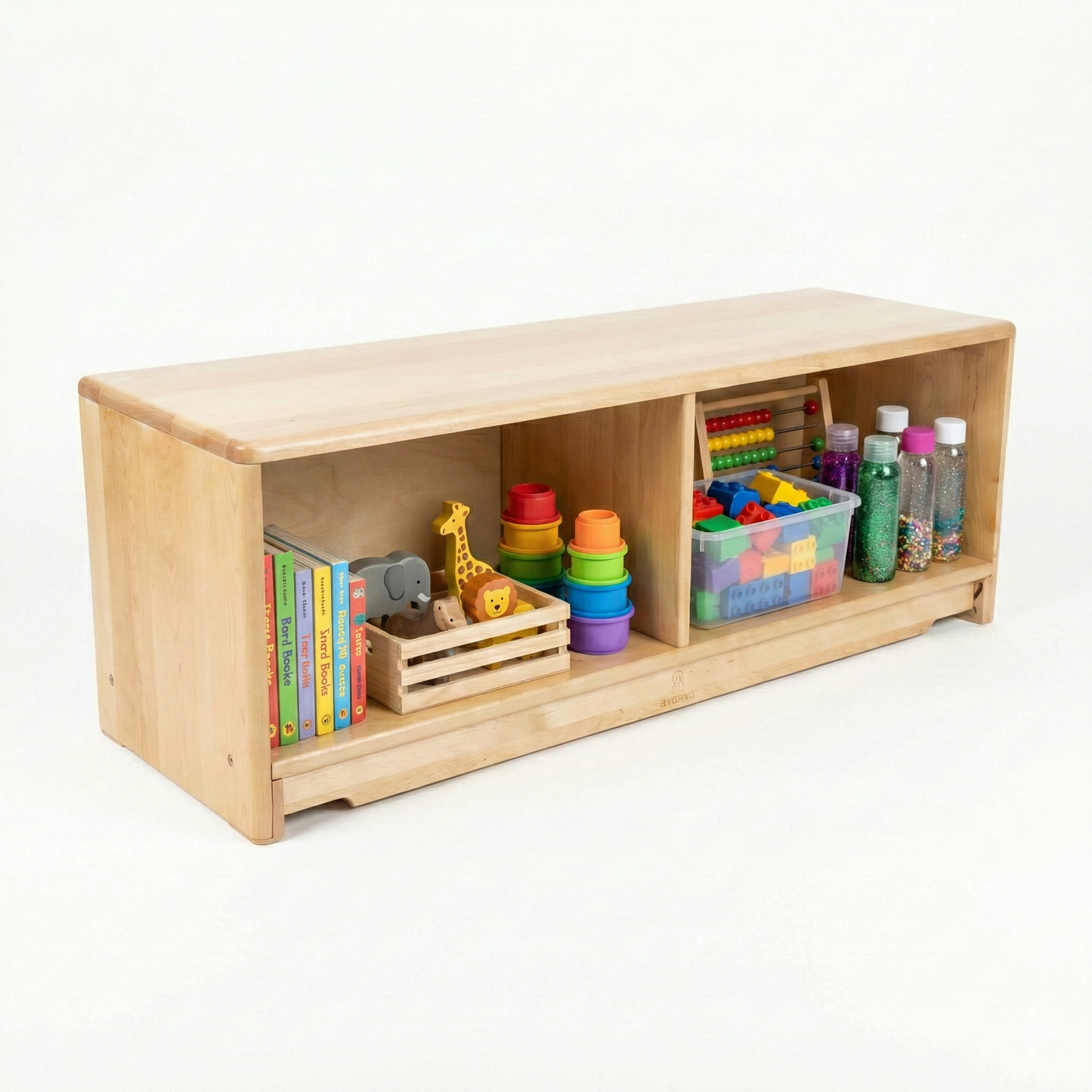 Montessori Classroom Shelf - 4' x 16" - Chickadees Wooden Toys