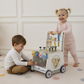 Wooden Tool Walker – Multi-Activity Learning Wagon for Toddlers
