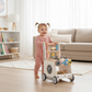 Wooden Tool Walker – Multi-Activity Learning Wagon for Toddlers