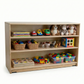 Montessori Classroom Shelf - 5' x 32" - Closed Back - Chickadees Wooden Toys