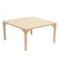Square Adjustable Kids Table – 17" to 25" Height | Activity Table for Classrooms, Daycares & Homeschool