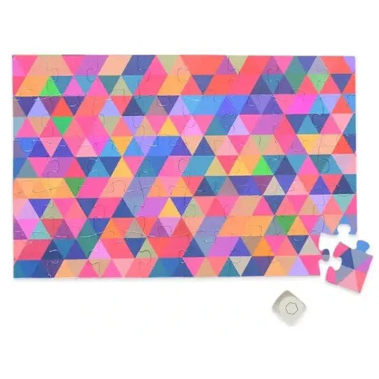 Get Puzzled 40 Piece Jigsaw Puzzle Brainteaser Game C&C - Chickadees Wooden Toys