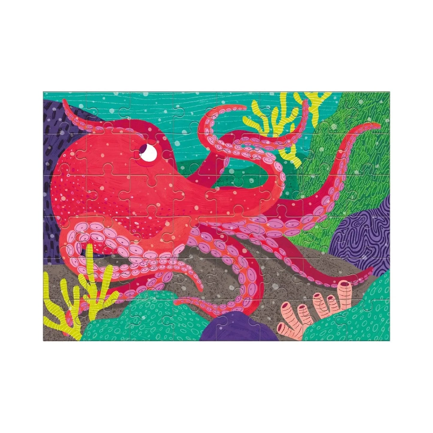 Giant Pacific Octopus 48 Piece Mini Jigsaw Puzzle Mudpuppy