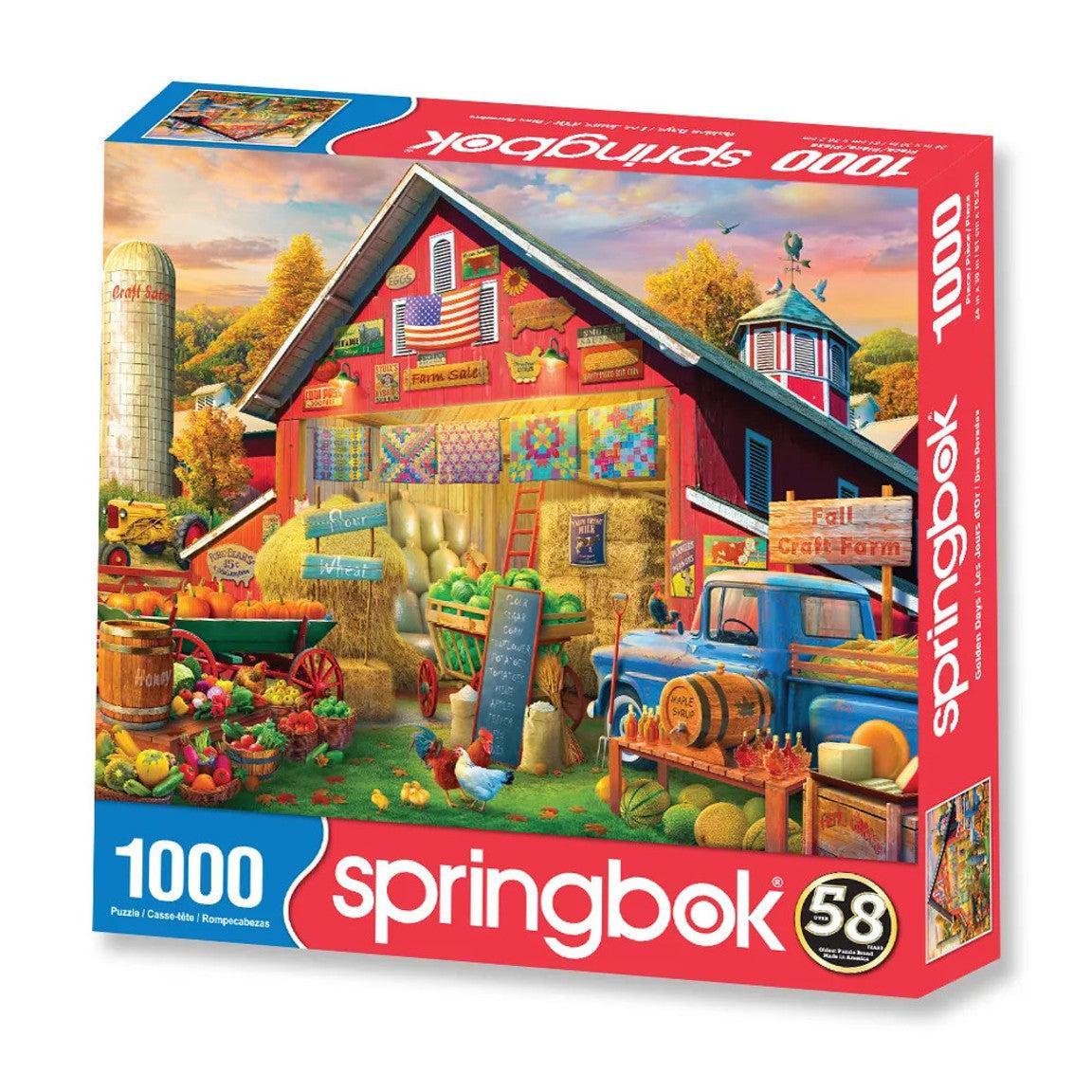 Golden Days 1000 Piece Jigsaw Puzzle Springbok